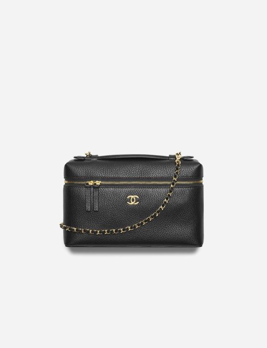 Сумка Chanel Large Vanity with chain Grained Calfskin & Gold-Tone Metal 
