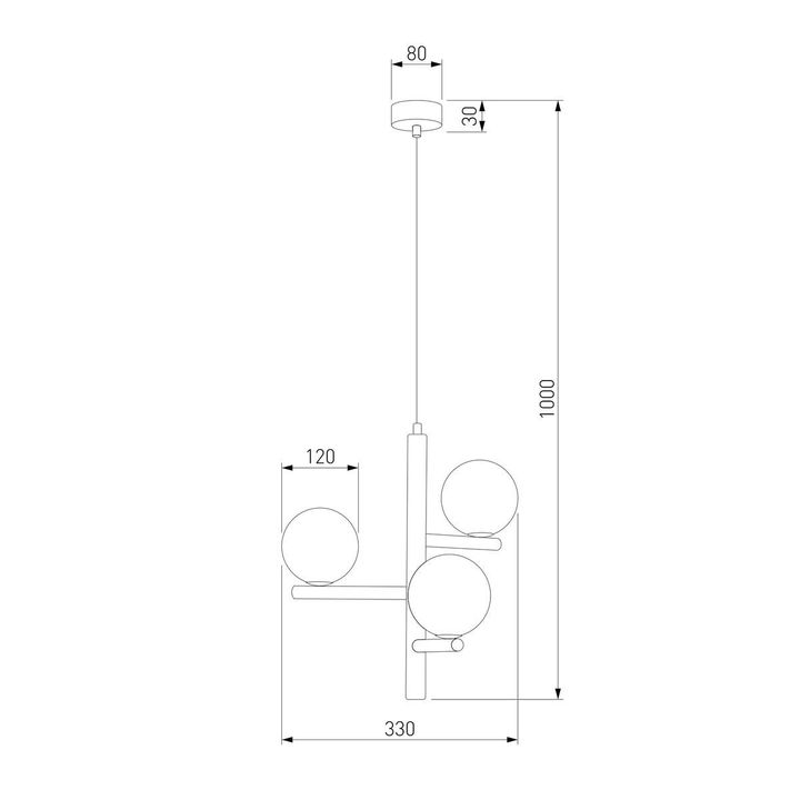Подвесная люстра TK Lighting 10271 Estera Wood