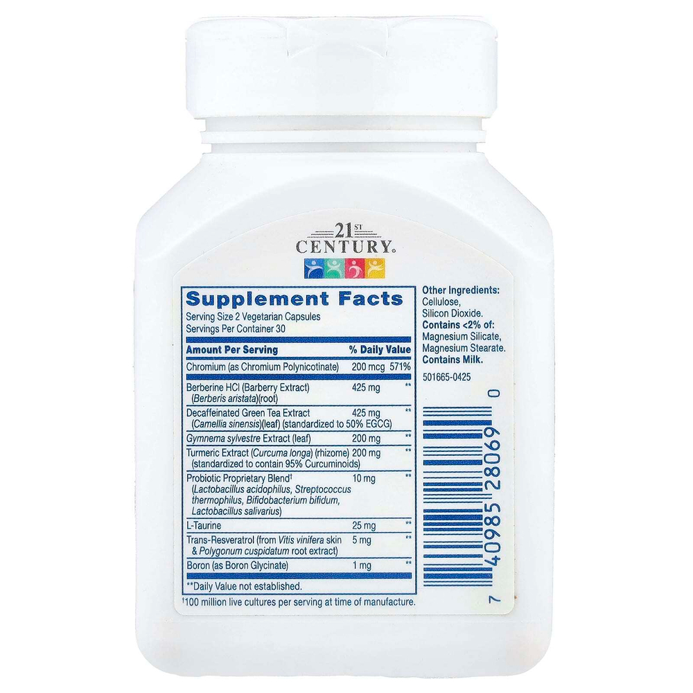 21st Century, GLP-1, 60 вегетарианских капсул