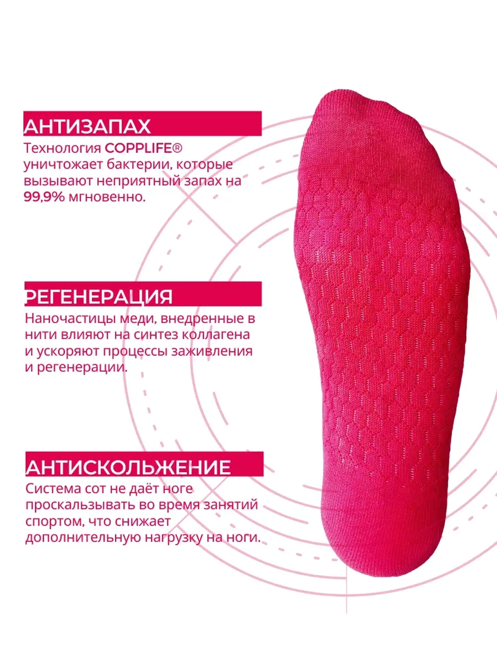 Носки спортивные для фитнеса и зала