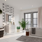 Плитка облицовочная Lavelly Skandi Marble белая 400х200х8 мм (15 шт.=1,2 кв.м)