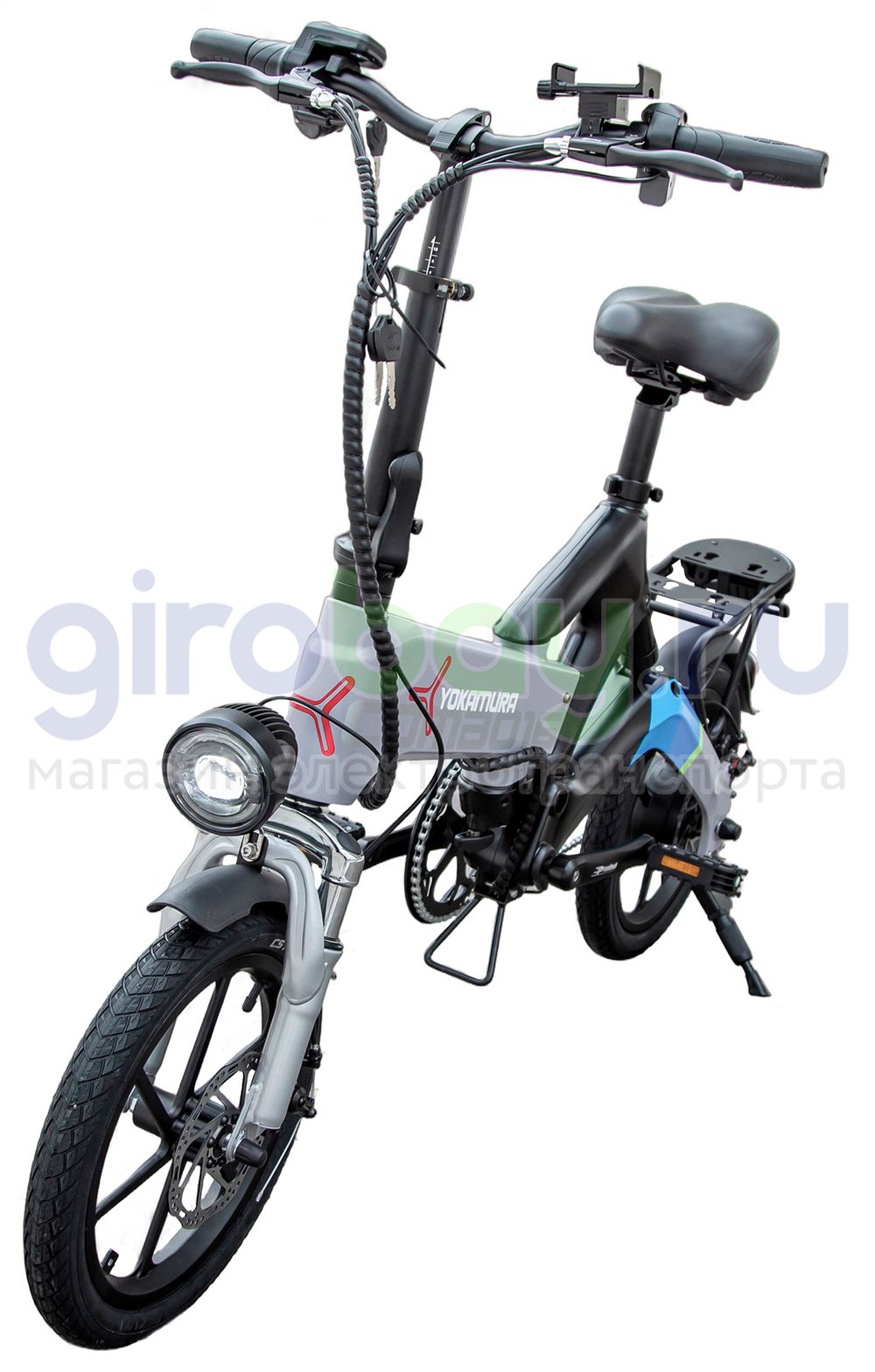 Электровелосипед Yokamura Combo 16 (48V/11Ah) - Nardo Grey фото 7 фото №9