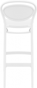 Стул пластиковый барный Siesta Contract Marcel Bar 75, белый
