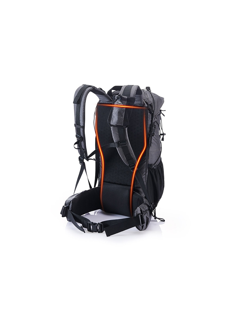 Рюкзак Naturehike Rock Series NH19BP095 60-65 л с рамой Hiking, Climbing, Trekking and Travelling Black, 6927595746370