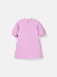 Платье из джинскота "Сиреневый крокус"