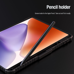 Чехол книжка от Nillkin для Xiaomi Pad 7 и 7 Pro, серия Bumper Pro Case-Multi Angle Folding Style, многофункциональный складной стиль