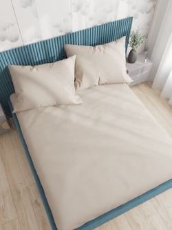 Постельное белье Simple House "Котики (полисатин)/Котики (компаньон)" 2-сп  Наволочка 50х70 см 2 шт  Простынь  240х215 см  Пододеяльник 175х215 см