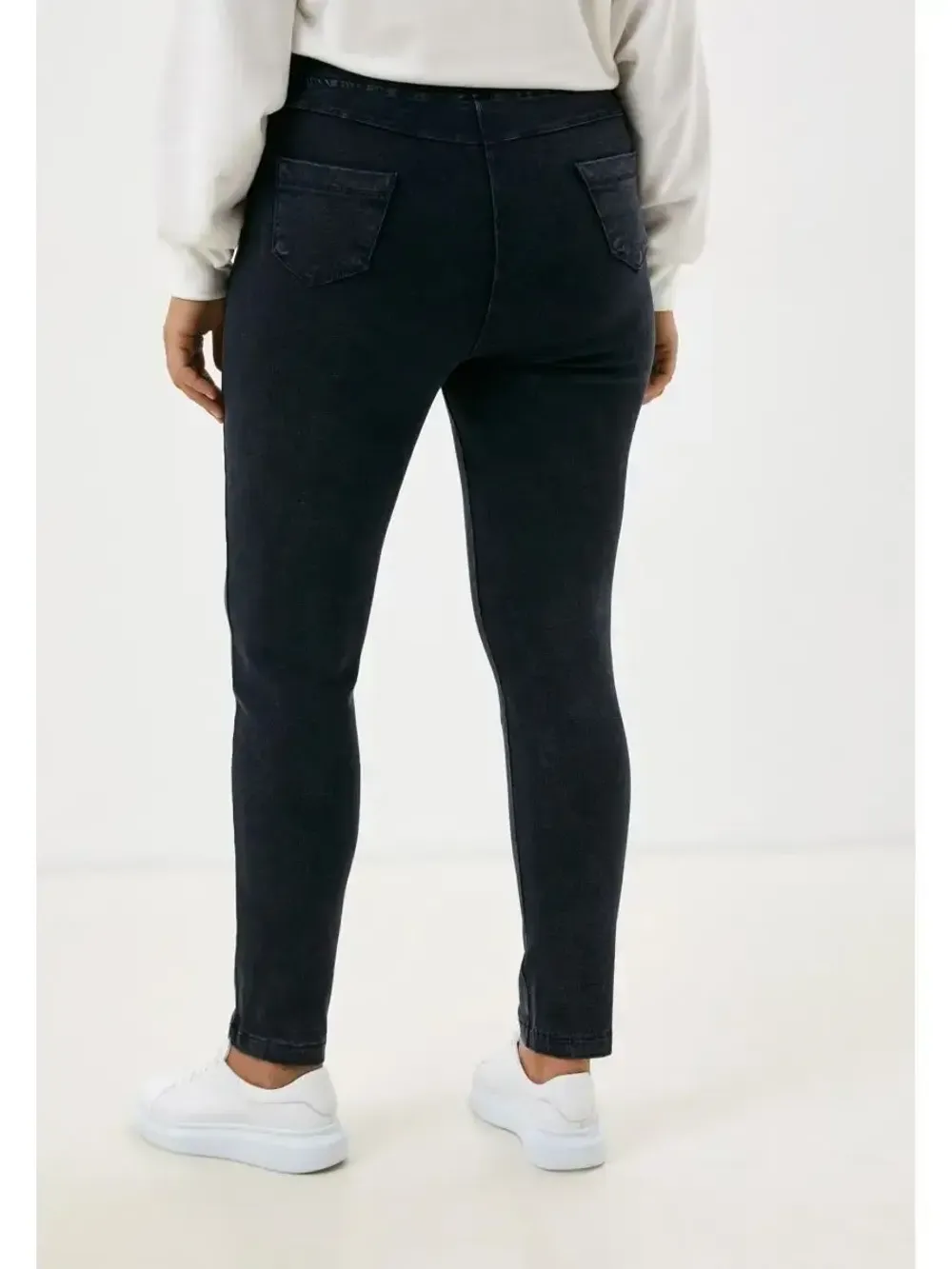 Джеггинсы утепленные больших размеров