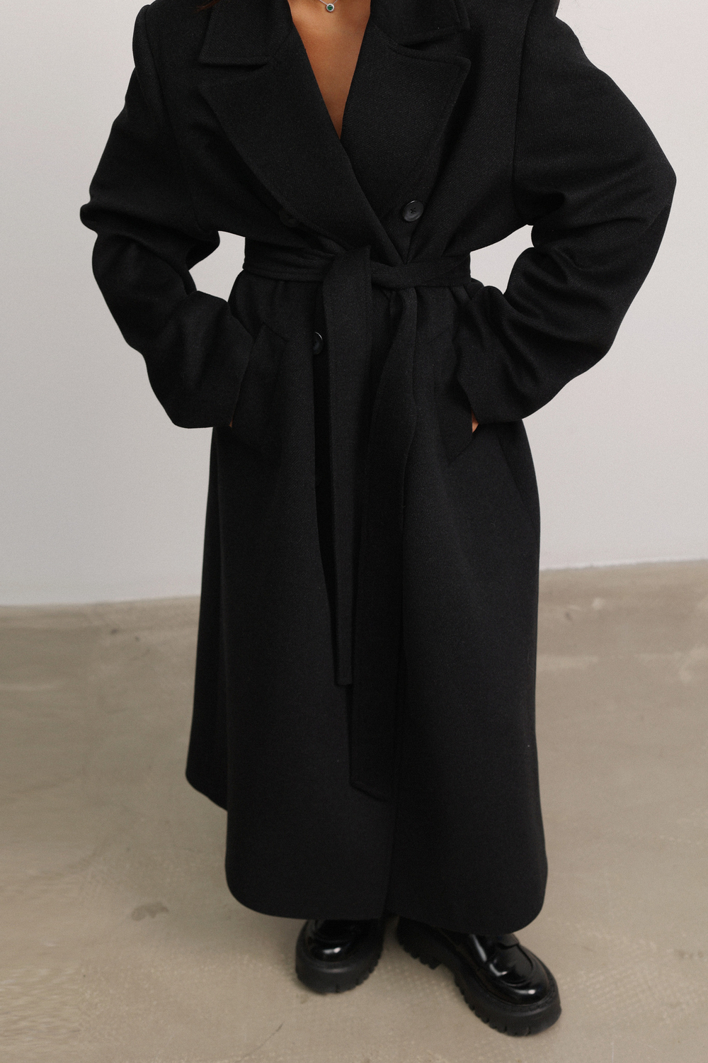 Пальто OVER миди