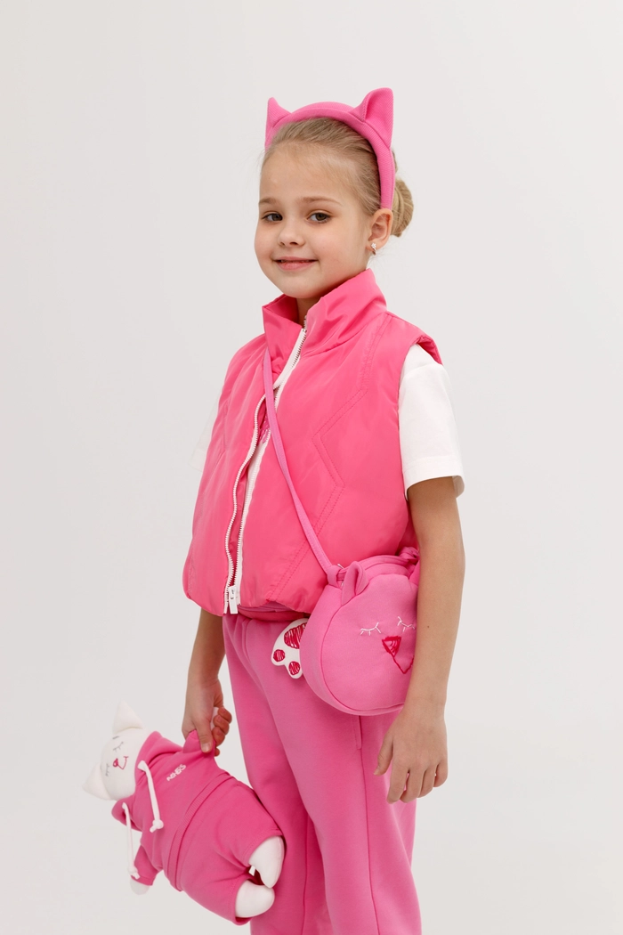 ЖИЛЕТ ДЕТСКИЙ КЭРН РОЗОВЫЙ ЛИМОНАД