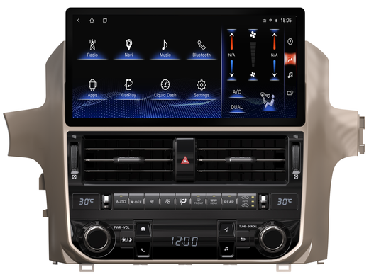 Магнитола для Lexus GX460 2009-2019 - Carmedia ZH-L1120 на Android 12, 8Гб+128Гб, CarPlay, 4G SIM-слот