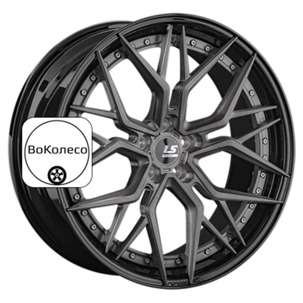 9,5x21/5x112 ET36 D66,6 LS FG35 ALBRSD-GM/BK (конус) LS Forged