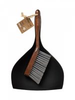 Щётка с совком DeNASTIA Dark wood 35x24x12,5 бук, ПП, ПЭТ коричневый/чёрный/серый