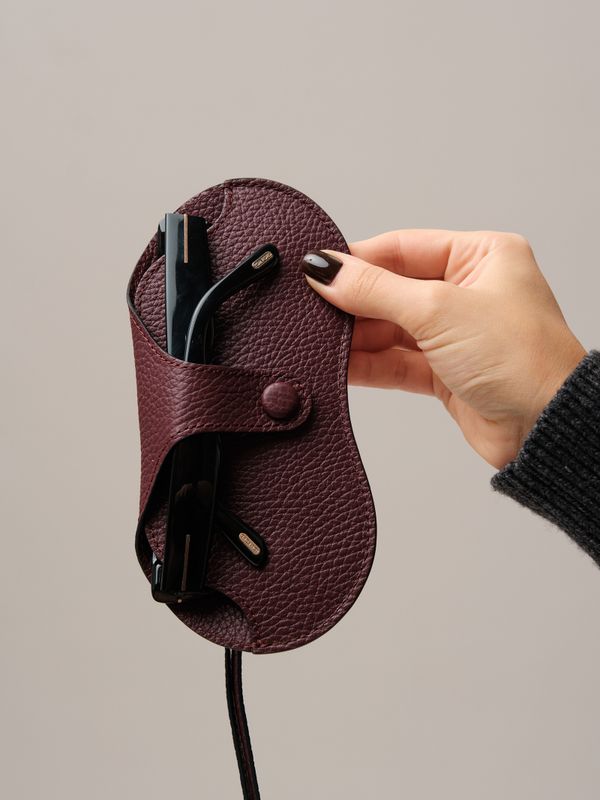 Футляр для очков / очечник DBR 15-82 бордовый