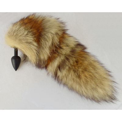 Пробка анальная TPE/ABS с рыжим хвостом