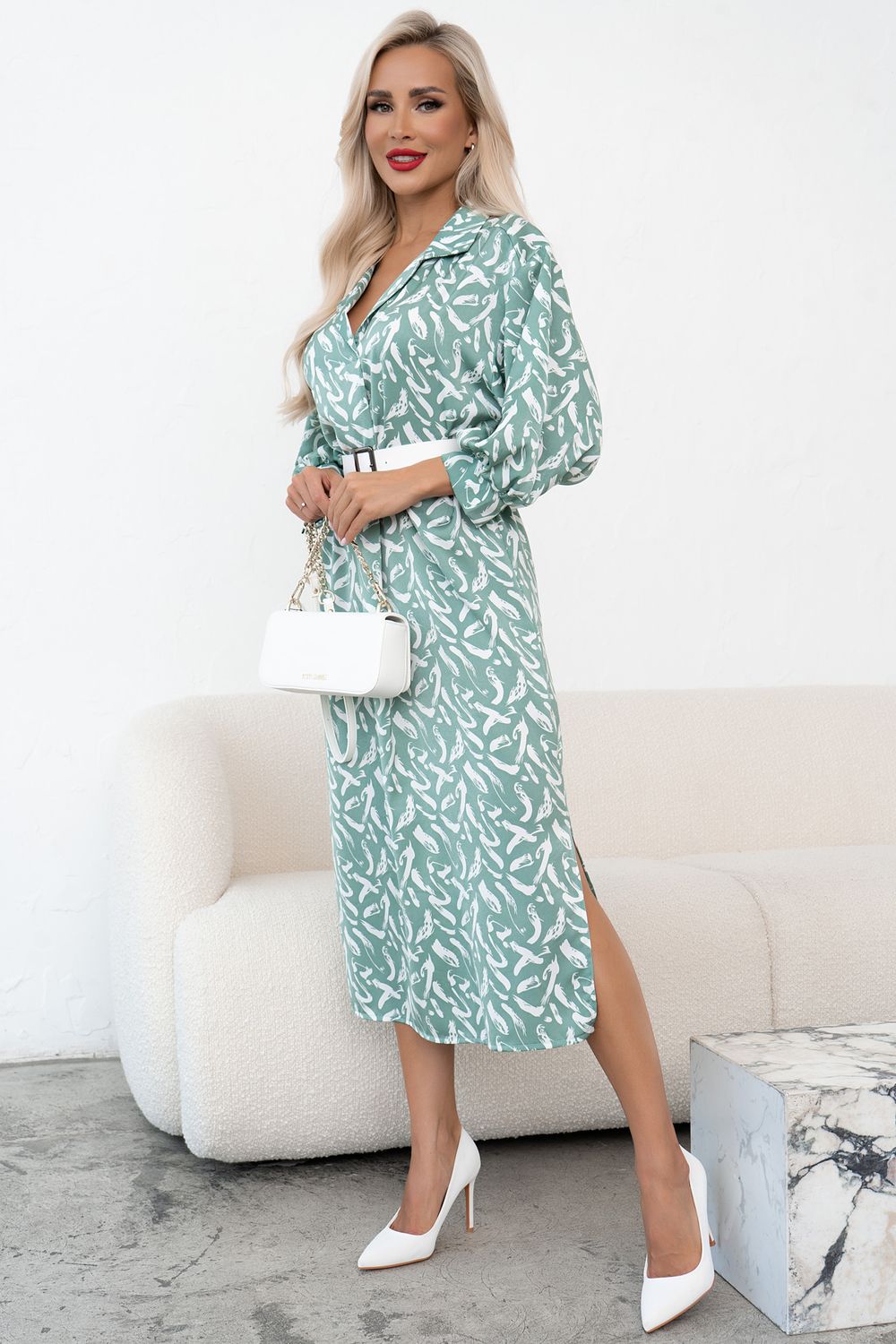 Платье Делиса (фисташка) Р11-1191/11 Nikol