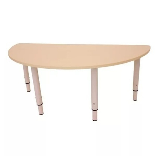 Стол полукруглый фанера лак, 1000*500