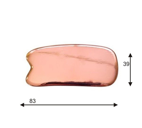 Гуаша пластина из меди 39*83*2 мм