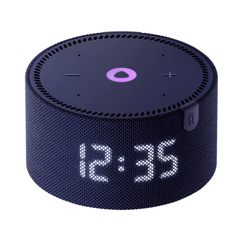 Умная колонка Яндекс Станция Мини (с часами), Синий сапфир