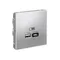 Розетка USB ArtGallery тип A+C 45Вт QC PD высокоскор. ЗУ механизм алюм. SE GAL000329