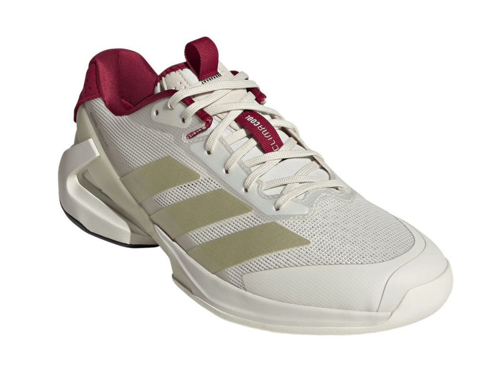 Теннисные кроссовки Adidas Adizero Ubersonic 5 M - chalk white/ice gold metal/legend ink