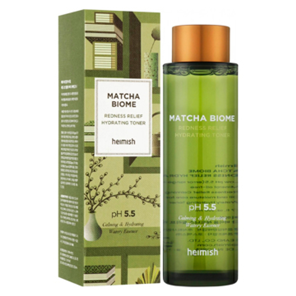 Тонер увлажняющий успокаивающий Heimish Matcha Biome Redness Relief Hydrating Toner 150 мл