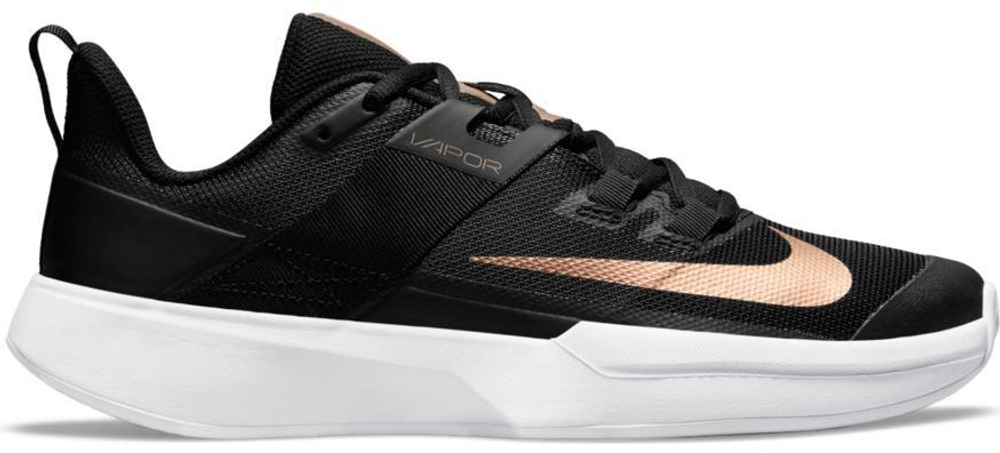 Женские Кроссовки теннисные Nike Vapor Lite Clay W - black/mtlc red bronze/white
