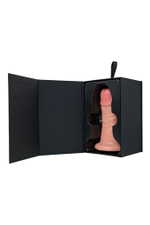 Крупный фаллоимитатор RealStick CALIBER - 18 см. (Цвет: телесный)