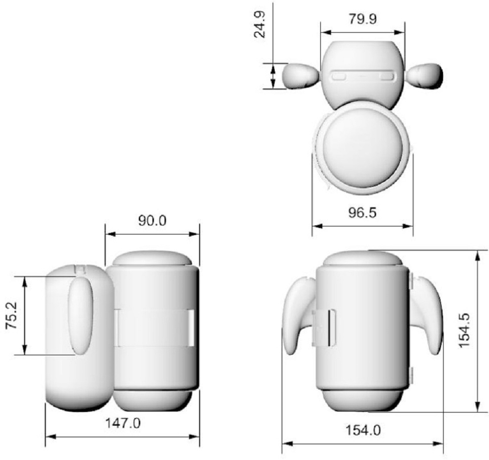 Мастурбатор робот Black Knight с массажем бусинами 15.4 см