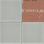 Плитка настенная Mini Tile Dark Grey glossy 99x99х7 мм