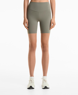 OYSHO Легинсы-велосипедки Comfortlux с высокой посадкой длиной 20 см, светлый хаки