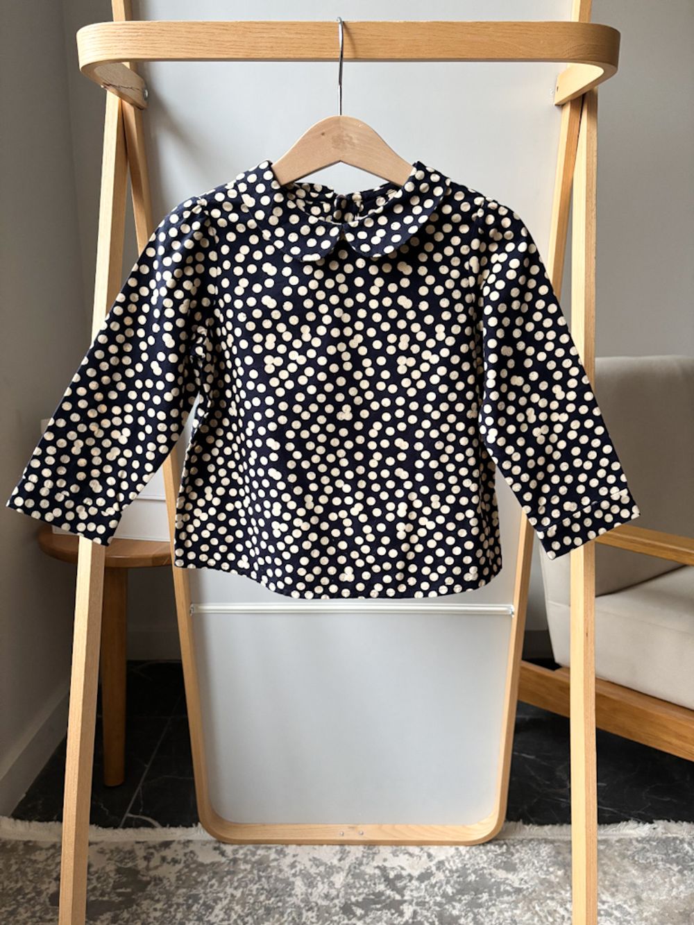 Хлопковая блузка Bonpoint, 98