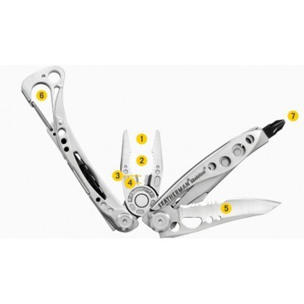 МУЛЬТИТУЛ LEATHERMAN SKELETOOL 7 ИНСТРУМЕНТОВ 10 СМ БЕЗ ЧЕХЛА