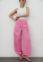 Hot pink pants