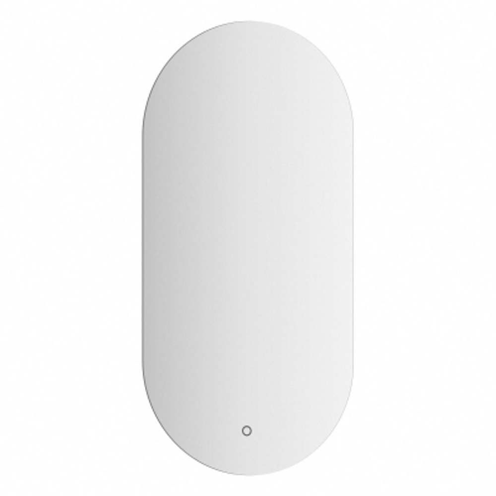 Зеркало Evoform с LED-подсветкой 16,5 W 40х80 см Сенсорный выключатель Теплый белый свет