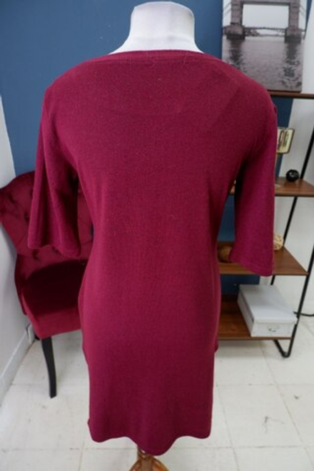 Джемпер бордо с надписью 46 размер