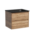 Тумба подвесная под раковину Sancos Marmi 2.0, дуб чарльстон 590х445х520