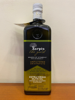 Оливковое масло нефильтрованное Karpea the Gold Unfiltered Extra Virgin 1 л, Греция