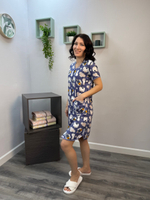 Халат женский "387 К.П" молния (Нонна)