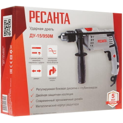 Дрель ударная ДУ-15/950М Ресанта.