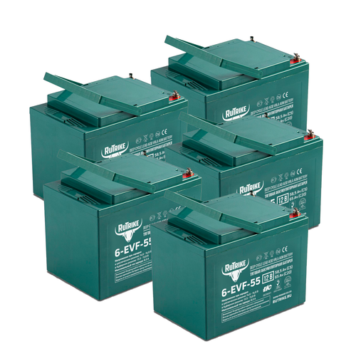 Комплект аккумуляторов RuTrike 6-EVF-55 60V58.5AH (AGM)