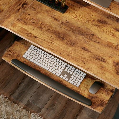 Стол для компьютера угловой (левый) c электрической регулировкой по высоте EUREKA ERK-L60L-RB (ERK-L60L-RB)