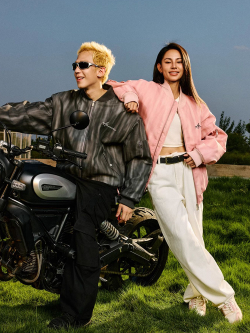 Бомбер HARSHandCRUEL "Color Diffusion" MA-1 Bomber Jacket