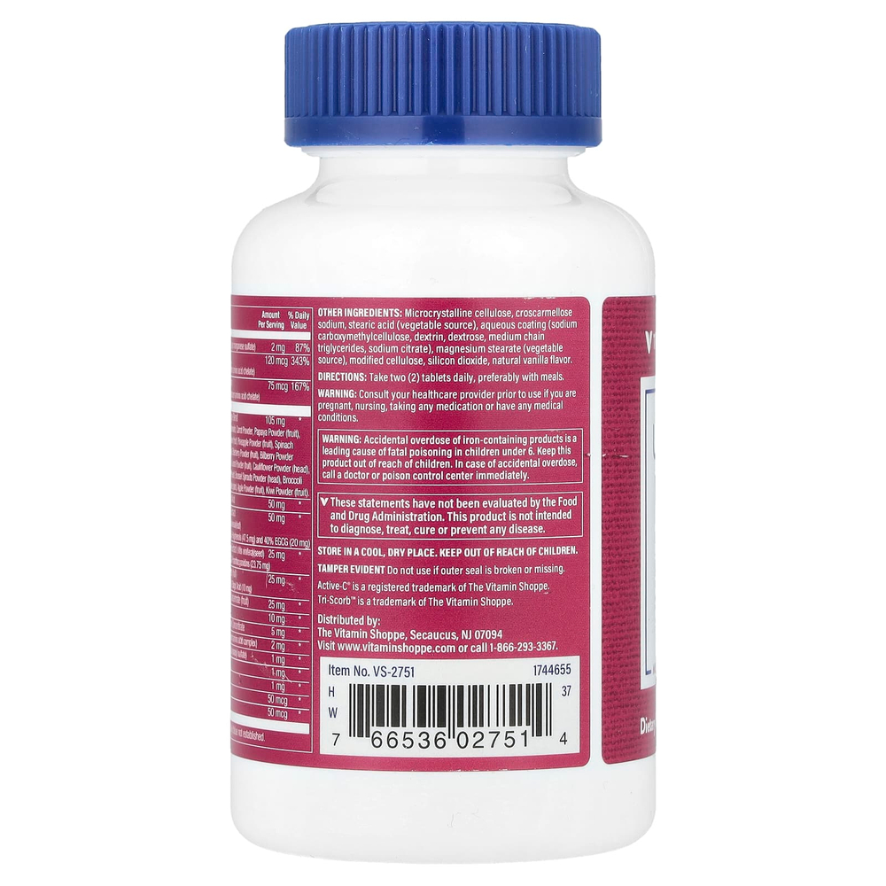 The Vitamin Shoppe, Ultimate Woman®, мультивитамины и мультиминералы, 90 таблеток