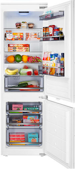 Встраиваемый двухкамерный холодильник Maunfeld MBF177SWGR Inverter