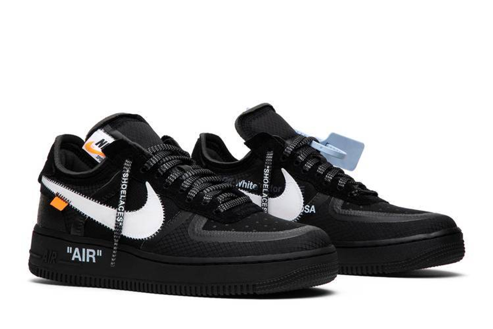Кроссовки Off-White X Nike Air Force 1 Black White 2.0