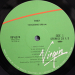 Tangerine Dream / Thief (LP)