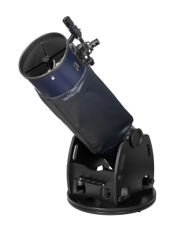 Телескоп Добсона Levenhuk New Skyline PRO 10" (250/1270) Retractable - синий кожух на трубе, боковой вид