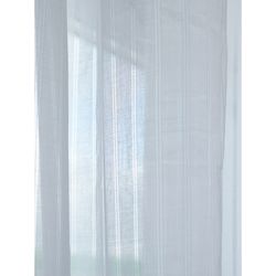 Тюль из хлопка белого цвета из коллекции Essential, 140х290 см