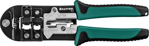 RJ кримпер универсальный, RJ45, RJ11/RJ12, KRAFTOOL